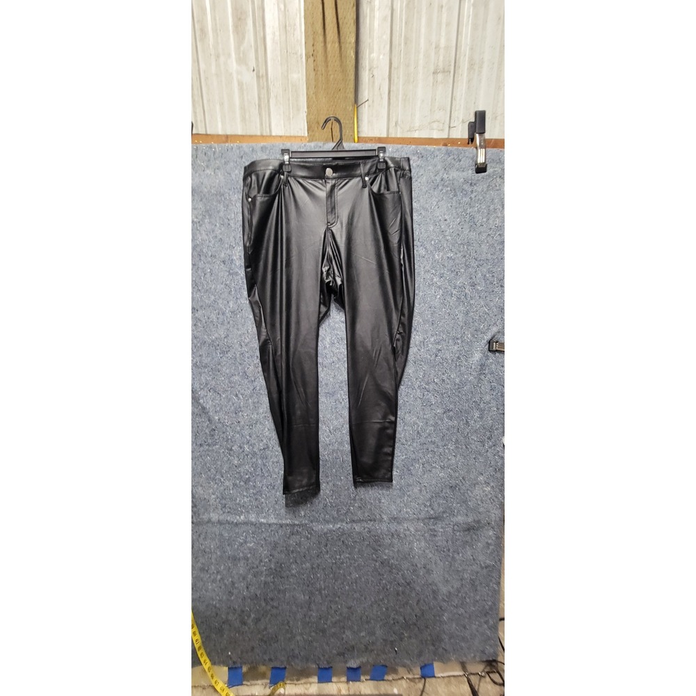 Lane Bryant Faux Leather Pants Black Size‎ 16